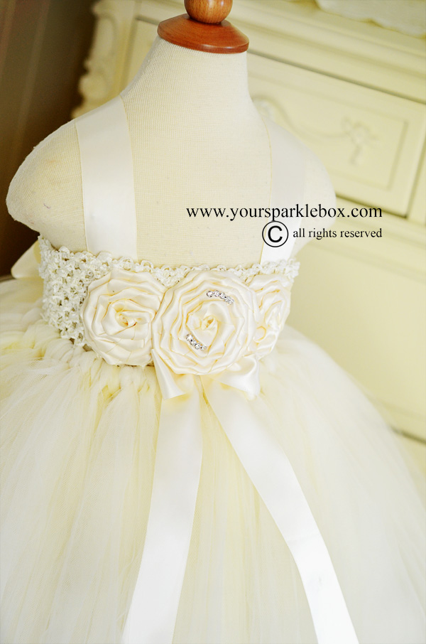 Simply Ivory Dress by YourSparkleBox