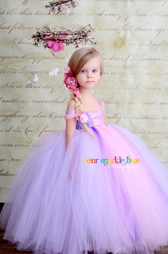 Rapunzel Tutu Dress by YourSparkleBox