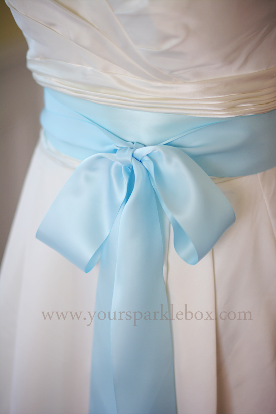 Tiffany Blue Bridal Sash