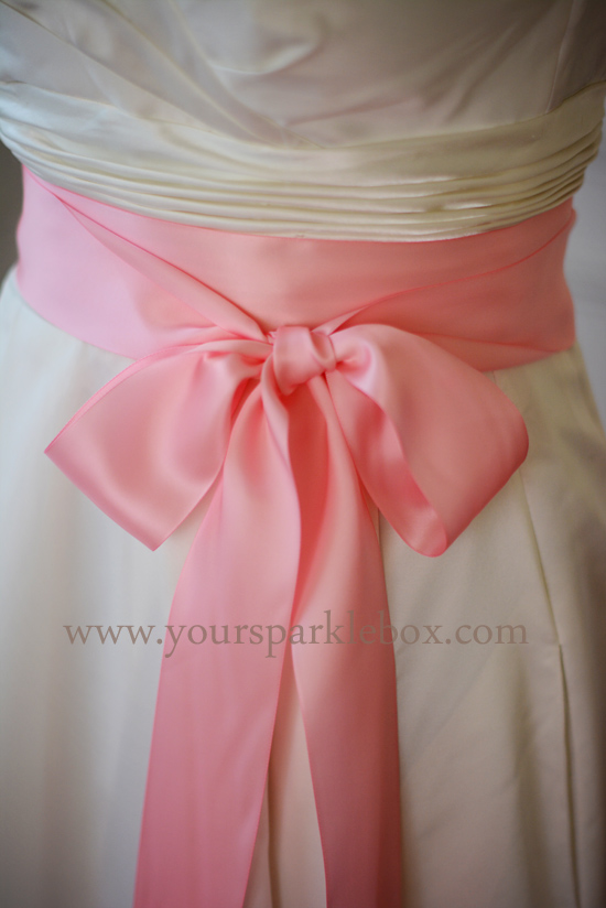 Blush Pink Bridal Sash