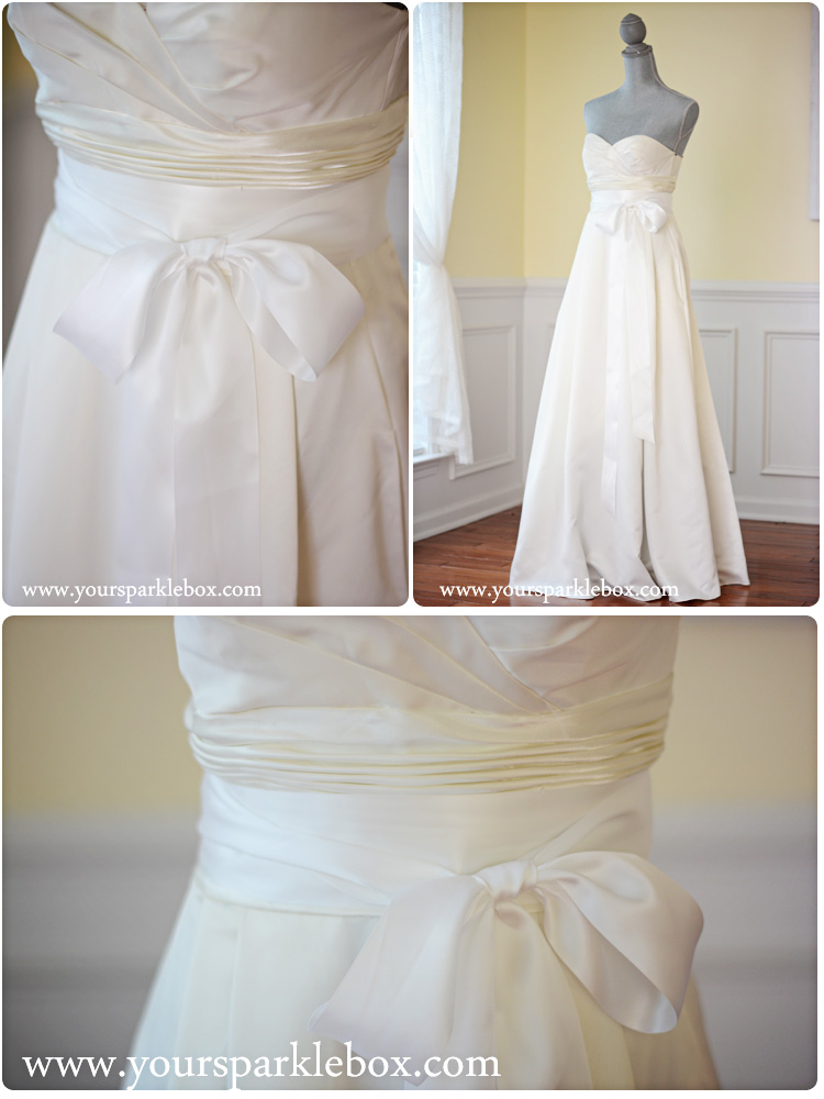 White Bridal Sash by YourSparkleBox