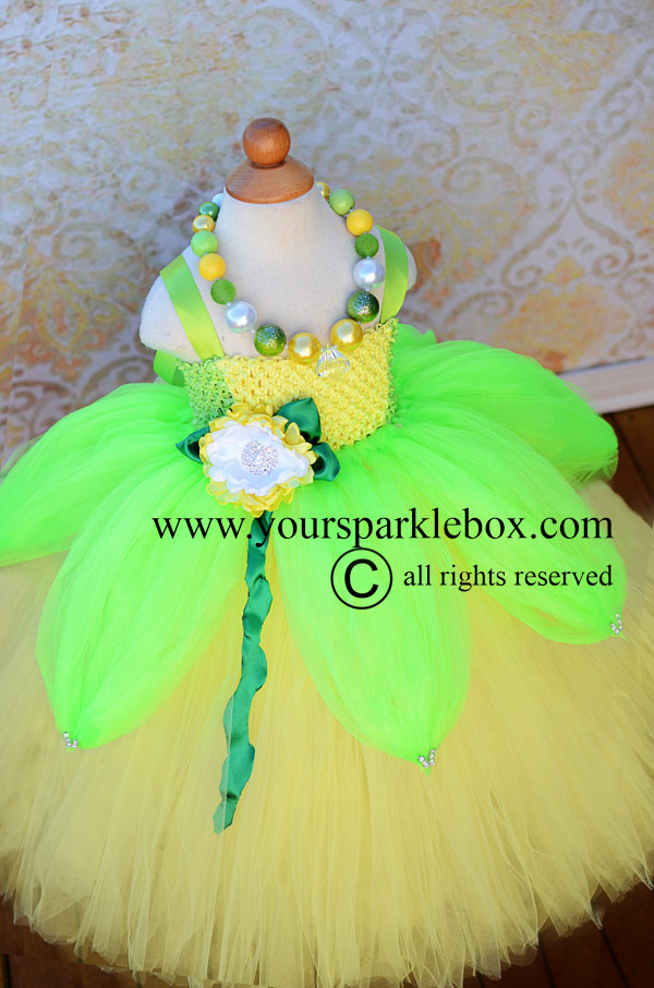 Tiana Tutu Dress by YourSparkleBox